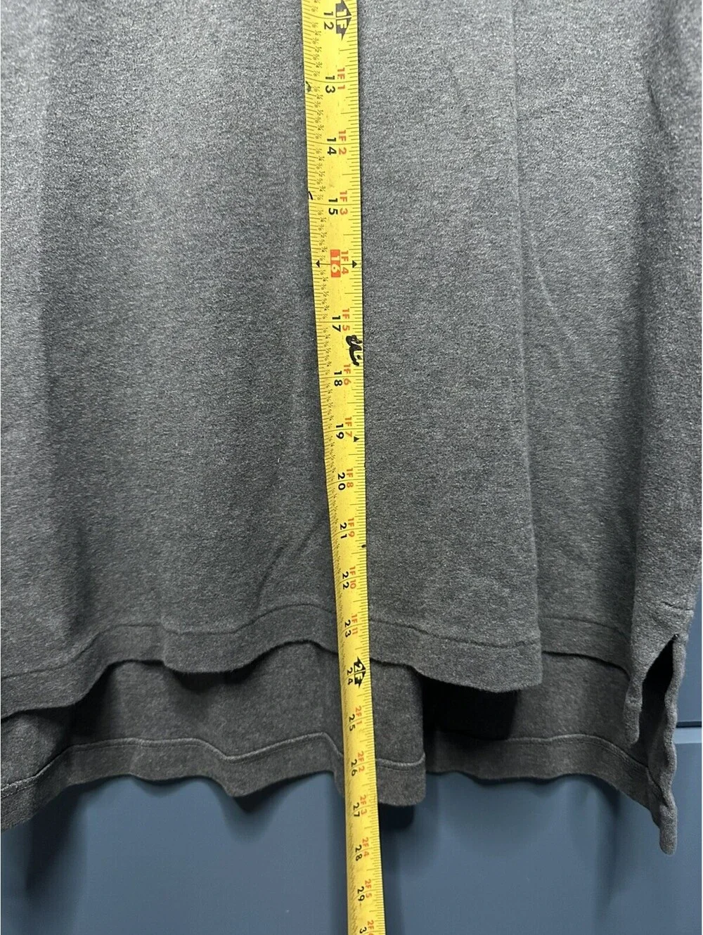 Polo Ralph Lauren Shirt Custom Fit Logo Cotton Classic Gray Size M
